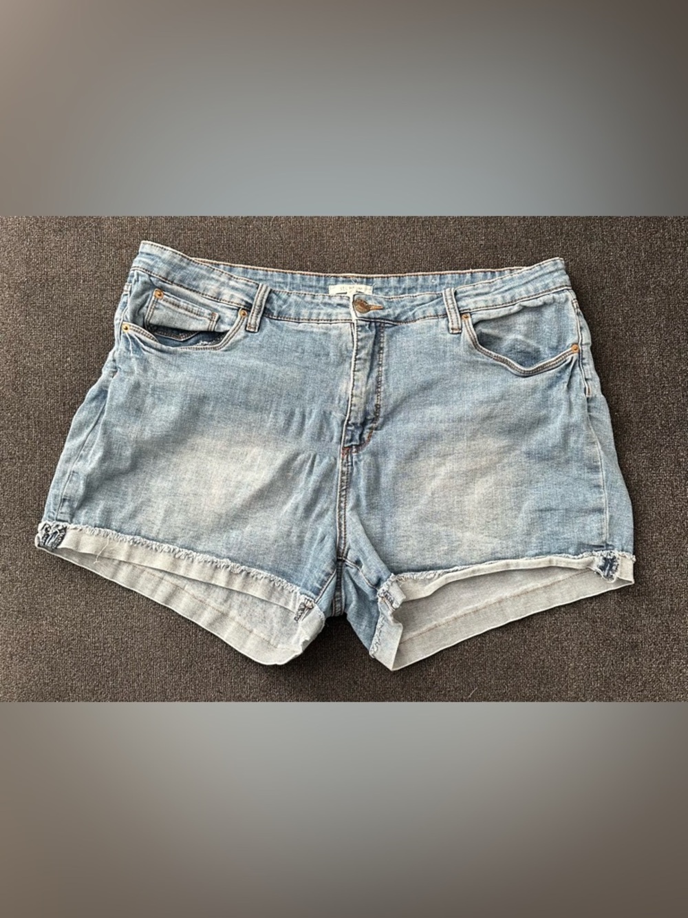 STS Blue Light Wash Denim Cutoff Shorts